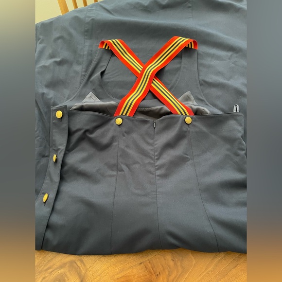 Faconnable Black Dress with Red Accents - Picture 4 of 8